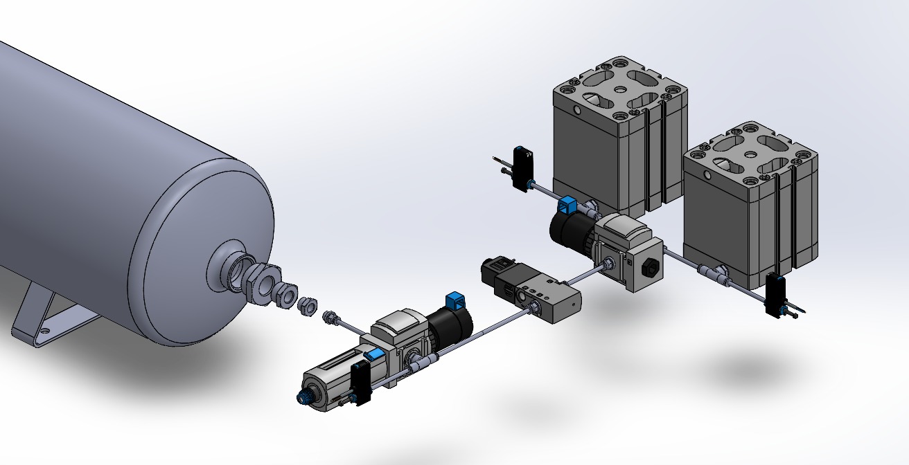 FESTO pneumatics setup
