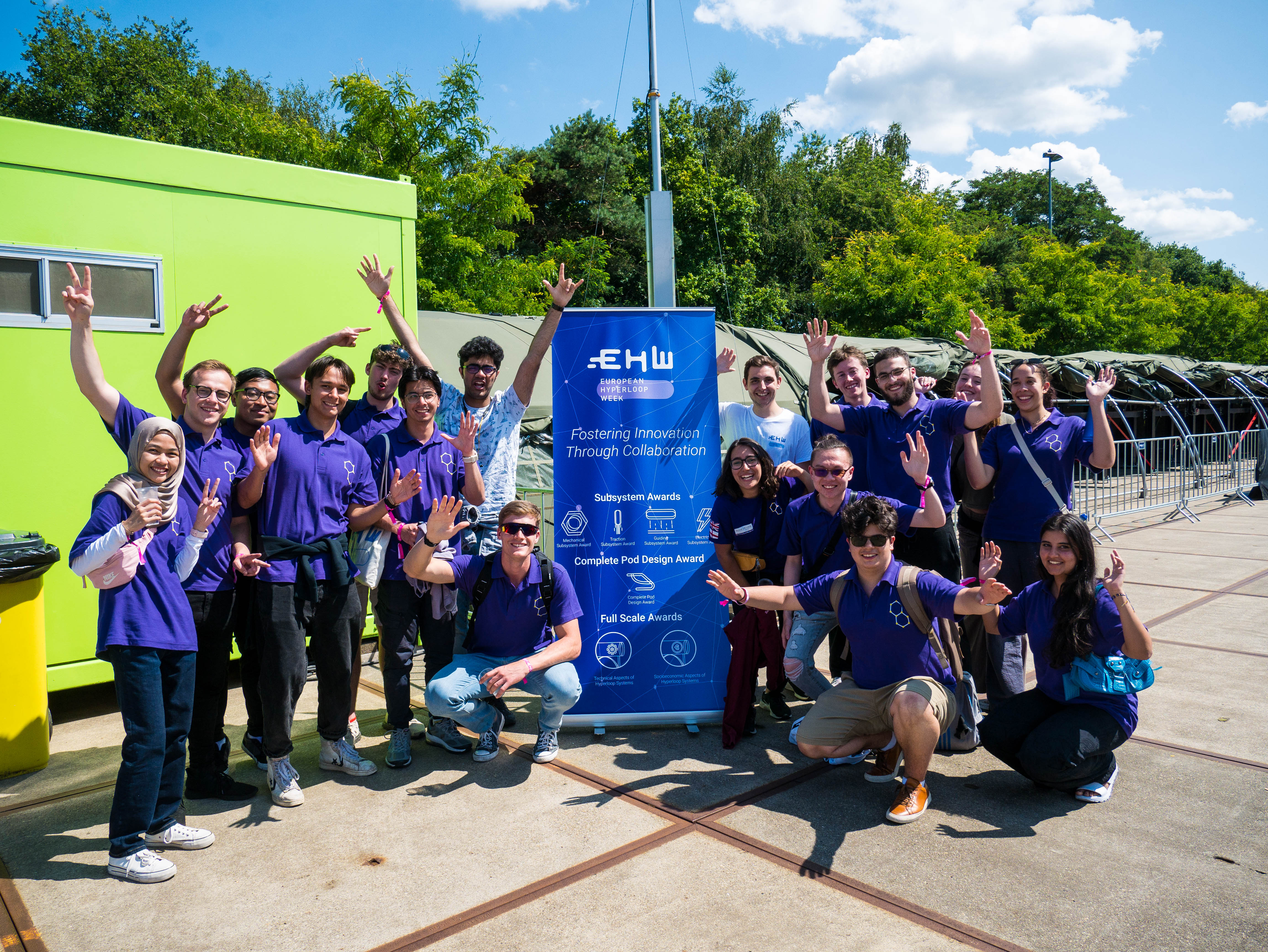 Hyperloop Manchester team at European Hyperloop Week